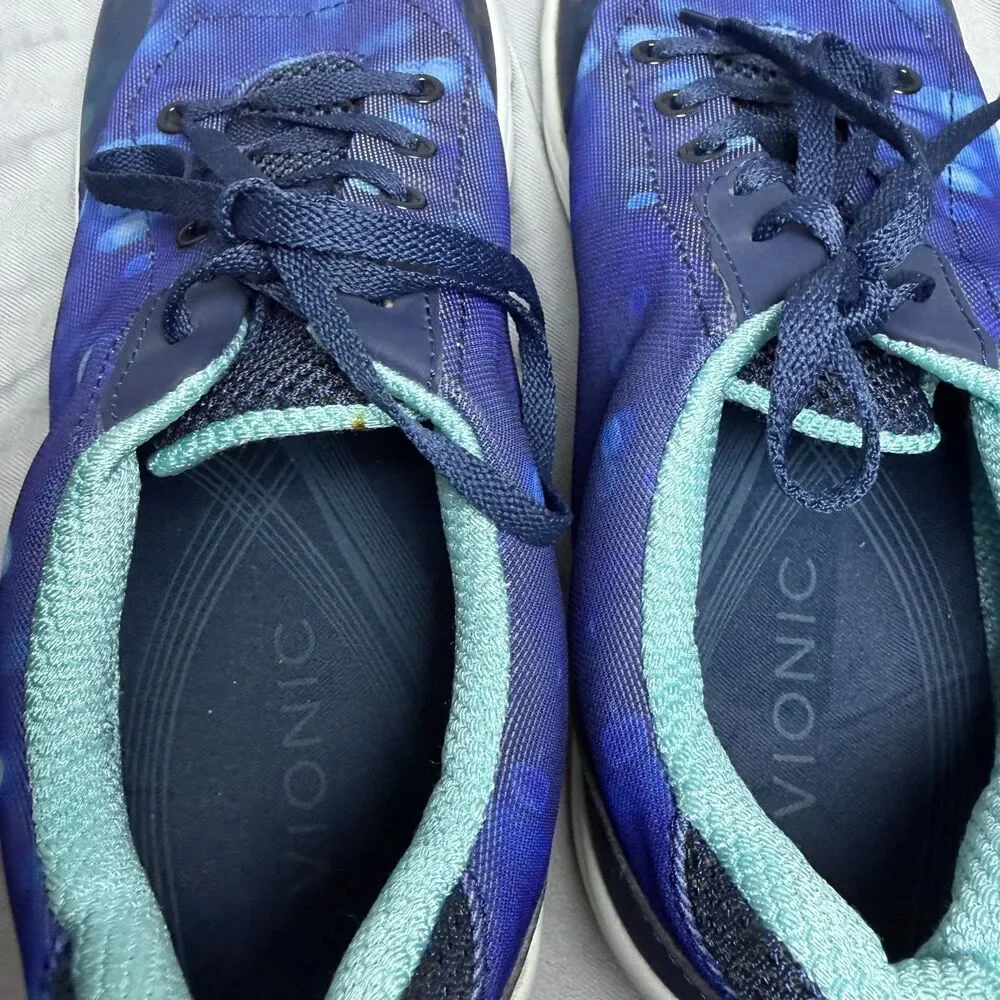 Vionic Women's 335 Tourney 9004 Blue/Teal Athletic Shoes Size 10